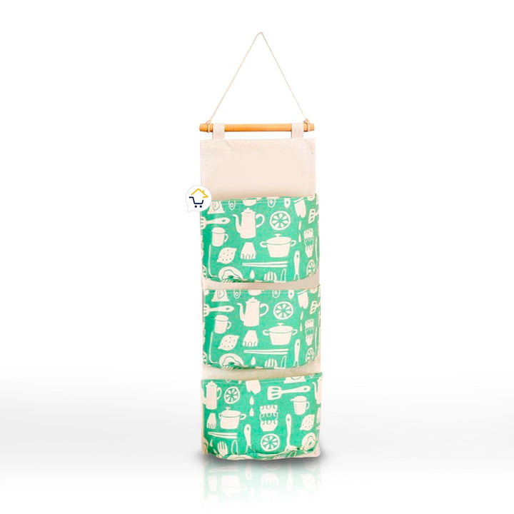 Bolsa Organizadora Colgante 3 Bolsillos Multiusos MD303