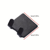 1 Pieza/2 Piezas, Estante De Almacenamiento Para Afeitadora Montado En La Pared, Gancho De Pared Sin Perforaciones, Gancho Trasero Adhesivo Fuerte Para Puerta De Carga, Gancho Decorativo Montado En La Pared, Ganchos De Utilidad Multifuncionales, Adecuado