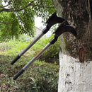 Guadaña Profesional de Jardinería de Acero Aleado - Corte Manual de Césped, Ramas y Malezas - Mango Largo (57 cm/22.4 pulgadas) para Jardinería, Agricultura y Paisajismo - Herramienta Agrícola Duradera sin Electricidad, Diseño Ergonómico, Equipo de Granj