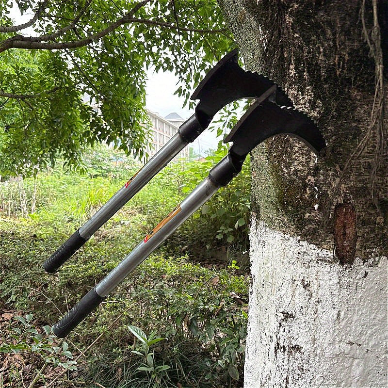 Guadaña Profesional de Jardinería de Acero Aleado - Corte Manual de Césped, Ramas y Malezas - Mango Largo (57 cm/22.4 pulgadas) para Jardinería, Agricultura y Paisajismo - Herramienta Agrícola Duradera sin Electricidad, Diseño Ergonómico, Equipo de Granj