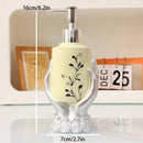 1pc Botella de Baño Dorada y Plateada, Recipiente Rellenable para Decoración del Hogar, Dispensador de Baño, Pieza Práctica para el Hogar