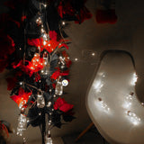 Cortina Micro LED 3 X 1 M Botellas 12 Tiras 192 Luces Blanco 1612