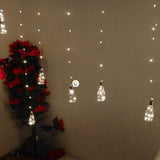 Cortina Micro LED 3 X 1 M Botellas 12 Tiras 192 Luces Blanco 1612