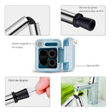 Pitillo Reutilizable Acero Inoxidable Plegable Ecológico JK040