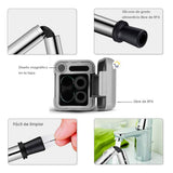 Pitillo Reutilizable Acero Inoxidable Plegable Ecológico JK040