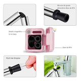 Pitillo Reutilizable Acero Inoxidable Plegable Ecológico JK040