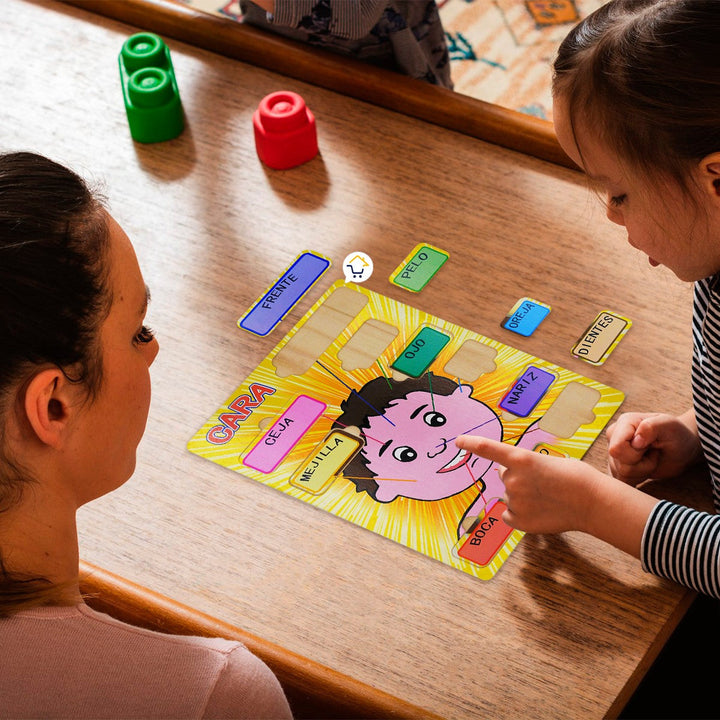 Rompecabezas Didáctico Rostro Niño Madera MD375