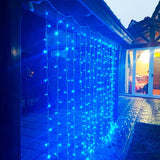 Luz Cascada 4X2 Metros 320 LED Luces Navidad AZUL 320LEDA1