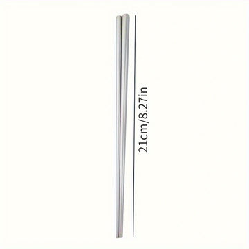 1 unidad/4 unidades de palillos de acero inoxidable de 21 pulgadas - Acabado elegante en negro, dorado y arcoíris, livianos, ideales para uso en el hogar y restaurantes, utensilios para restaurante | Palillos modernos | Utensilios duraderos