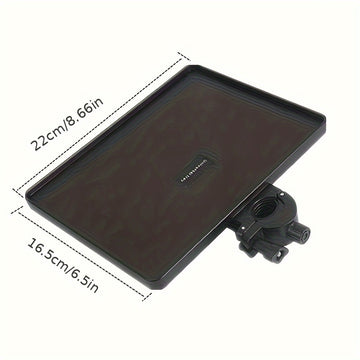 Bandeja Universal para Soporte de Micrófono, Bandeja Ajustable para Soporte de Micrófono con Abrazadera. Bandeja para Partituras, Transmisión en Vivo, Karaoke, Grabación, Accesorios para Soporte de Música (8.7" x 6.5")