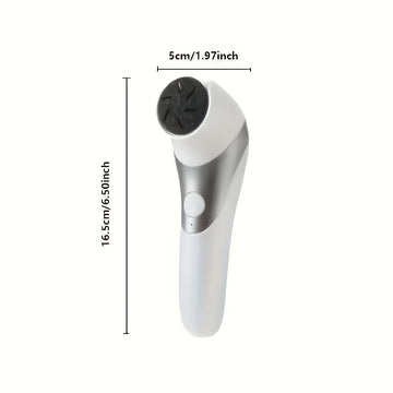 Limpiador de Pies Eléctrico Profesional - Herramienta de Pedicura Recargable USB con 2 Velocidades y 4 Cabezales, Portátil y Fácil de Usar para Eliminar Cutículas Gruesas | Solución Suave y Cómoda para Pies Agrietados y Secos