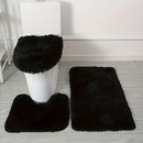 Conjunto de 3 Alfombras Suaves y Acolchadas para Interiores, Alfombra de Lujo Moderna, Absorbente, Antideslizante y Adecuada para Baño, Decoración del Hogar, Tapetes