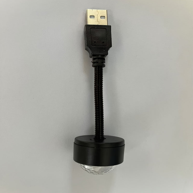 Lámpara de Proyección de Efecto Mágico de Ritmo Musical USB para Escenario, Luz de Disco LED para Fiestas