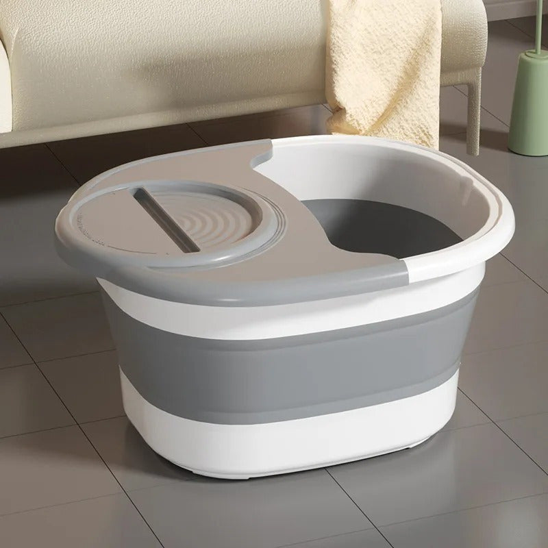 Baño de Pies Plegable para el Hogar, Lavabo de Pies sobre la Pantorrilla, Cubeta para Lavar los Pies