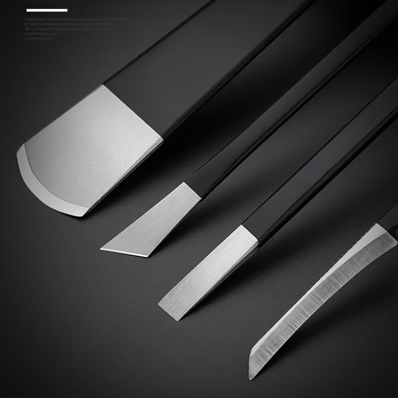 Kit completo para el cuidado de los pies, set de pedicura premium de acero inoxidable - Incluye removedor de callos, cortador de uñas encarnadas, empujador de cutículas y lima para pies suaves