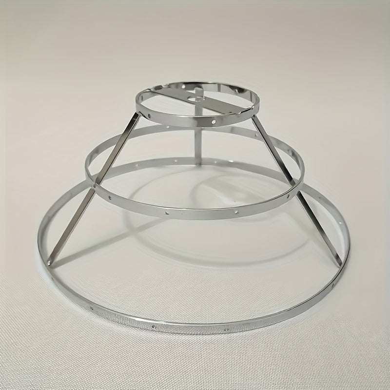 1pc Soporte para Carillón de Viento Metálico - Base Circular Resistente, Iluminación de Mesa/Pendiente para Decoración DIY en Hogar, Oficina o Cafetería - Compatible con Carillones, Faroles y Luces Colgantes - Sin Necesidad de Cableado - Diseño Moderno I