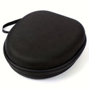EVA Estuche Protector Rígido, Negro Antishock Impermeable Almacenamiento para Auriculares Inalámbricos y Auriculares, Bolsa Portátil con Cáscara Exterior Duradera