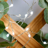 Extensión Micro LED Lineal 20 m 200 Luces Navidad Blanco 1551