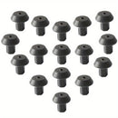 16 piezas, piso de parrilla de quemador de estufa de gas, compatible con estufa de gas, piso de quemador de estufa de gas, pies de goma para repuestos de estufa de gas WB02T10461