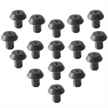 16 piezas, piso de parrilla de quemador de estufa de gas, compatible con estufa de gas, piso de quemador de estufa de gas, pies de goma para repuestos de estufa de gas WB02T10461
