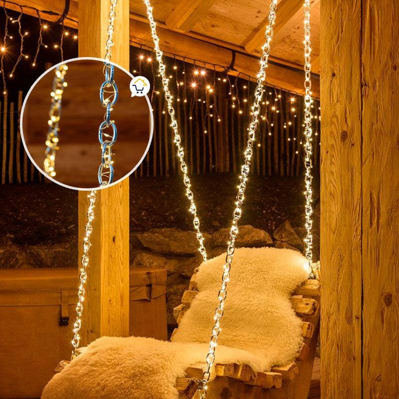 Extensión Micro LED Lineal 10m 100 Luces Navidad Cálida 1540C