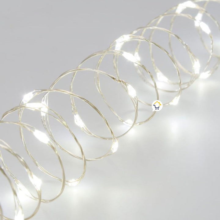 Extensión Micro LED Lineal 10m 100 Luces Navidad Blanco 1541C