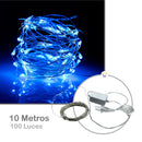 Extensión Micro LED Lineal 10m 100 Luces Navidad Azul 1542C