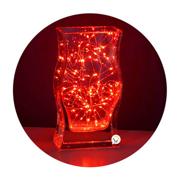 Extensión Micro LED Lineal 10m 100 Luces Navidad Rojo 1545C