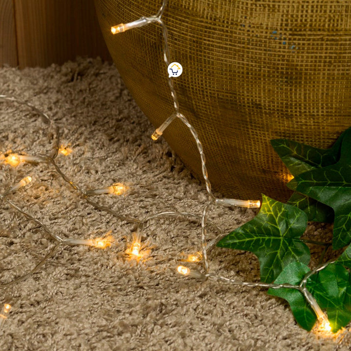 Luz Led Lineal 50 Metros 500 Led Luces Navidad Cálida 1510