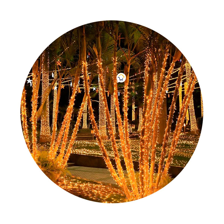 Luz Led Lineal 50 Metros 500 Led Luces Navidad Cálida 1510