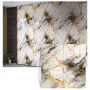 20/50 piezas de baldosas de pared de espuma autoadhesivas con patrón de mármol, impermeables, a prueba de aceite, fáciles de pelar y pegar, para decoración de baño, sala de estar, dormitorio, renovación de tienda, 23,62" x 11,81", papel tapiz de baño