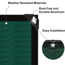 1pc Pantalla de Privacidad Verde Resistente - Malla Plástica Duradera para Viento, Sombra y Barrera para Jardín, Patio o Balcón - Uso Interior/Exterior, Sin Necesidad de Electricidad, Material Resiliente para Colgar en Cercas, Mejora del Espacio Exterior