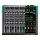 Mixer de audio profesional DEPUSHENG 6/8 canales - Aleación, operado por fuente de alimentación, 110V-130V, enchufe estadounidense, consola de mezcla con MP3, función inalámbrica, grabación USB - Serie PA6/PA8