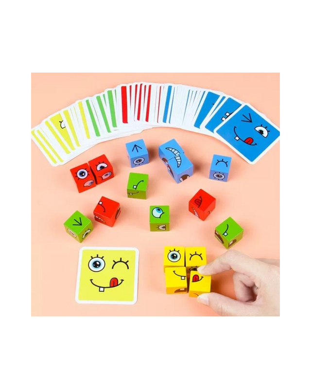 JUEGO DE MESA CUBOS CAMBIOS DE EMOCIONES