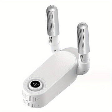 Secador de ropa portátil compacto con protección contra sobrecalentamiento, ajustes de temporizador doble y características de eficiencia energética - Ideal para viajes, camping y uso doméstico, enchufe de EE. UU., 110V, operación eficiente y silenciosa,