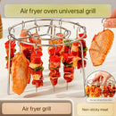 1 Juego de Pinchos para Freidora de Aire, BBQ DIY con 24 Palitos para Carne y Verduras, Sin Necesidad de Voltear, Accesorios Compatibles con Freidora de Aire, Horno y Olla a Presión
