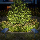 1 unidad de Luces Solares para Césped Villa Jardín Focos de Paisaje Exterior 9LEDs Luces Solares para Árboles de Patio