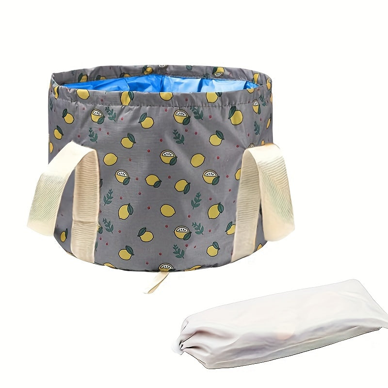 Bañera de pies plegable y portátil para el hogar, bolsa de baño de pies, bañera de pies, lavabo de cara y lavandería al aire libre, bañera de pies para viajes, adecuada para el hogar, exteriores y viajes