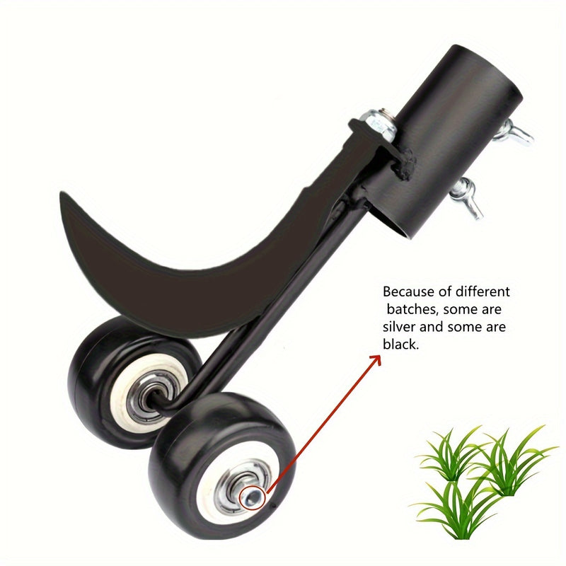 Herramienta manual para deshierbar - Removedor de césped de jardín de metal 2 en 1 con rodillo, no requiere electricidad, extractor manual duradero para el cuidado del césped del jardín