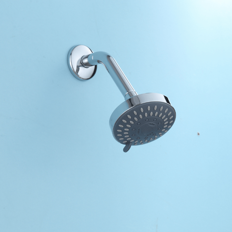 Rociador de Ducha Fijo de 4 Pulgadas con 5 Modos de Riego - Panel Grande de Alta Presión, Boquillas Desmontables y Lavables, Plástico Electroplateado Duradero, Sistema de Ducha para Pared