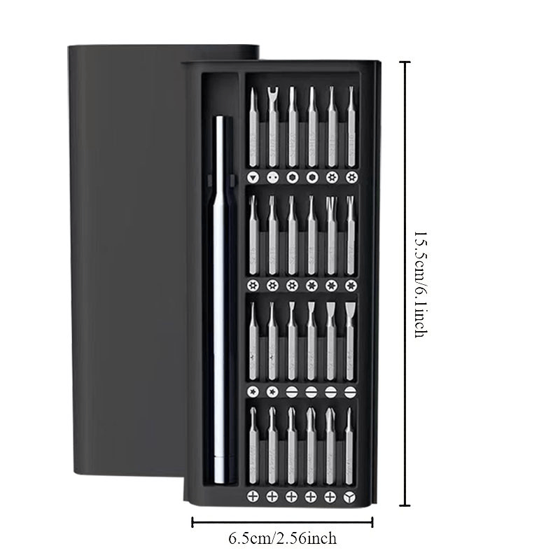 1 Juego [Multiusos] 25 En 1 Llave De Tornillo De Precisión - Una Herramienta Versátil Para Reparaciones De Relojes, Teléfonos Móviles Y Tabletas - Plástico Duradero