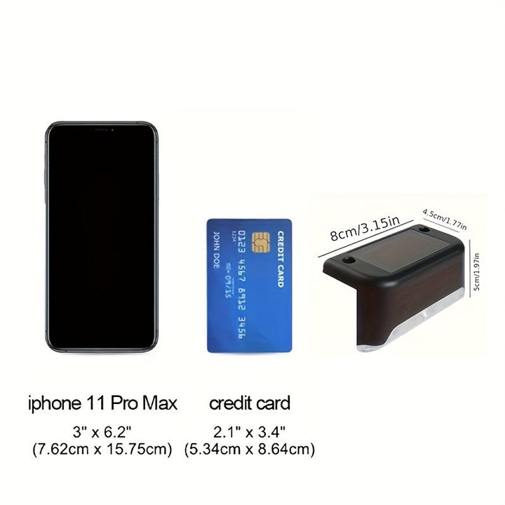 Juego de 10 luces solares LED para exteriores, ahorro de energía, sensor automático, fácil instalación, para patio y caminos