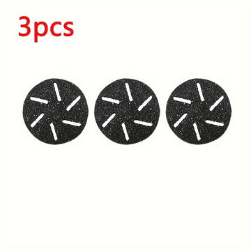 Juego de 3 Limas para Pies con Rodillo, Herramientas y Accesorios de Pedicura Sin Aroma, Exfoliante Duro Beige Claro para Pies Suaves, Regalo del Día del Padre