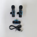Microfono Lavalier sin varillas: con Protector de Viento Avanzado, Compatible con USB-C, Plug and Play, Reducción de Ruido, para YouTube y Transmisiones en Vivo