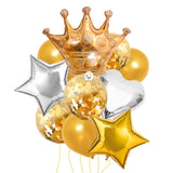 Globos Metalizados Corona Rey Fiesta Temática OE246