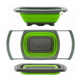 Escurridor Silicona Plegable Expandible Grande Ahorra Espacio Cocina LD6111