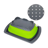 Escurridor Silicona Plegable Expandible Grande Ahorra Espacio Cocina LD6111