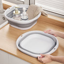 1pc Cubo Grande Plegable para Lavandería, Baño de Pies y Limpieza Facial - Cubeta de Plástico Resistente y Gruesa, Diseño Colapsable Ahorrador de Espacio, Portátil para Hogar, Viajes, Cocina o Baño - Regalo Ideal para Navidad/Halloween (Sin Necesidad de