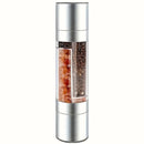 Molinillo de pimienta de doble cabezal, salero con múltiples cabezas, molinillo de condimentos para cocina de restaurante manual, sin suministro eléctrico ni batería, estante de especias de escritorio - Accesorios de cocina para vehículos recreativos