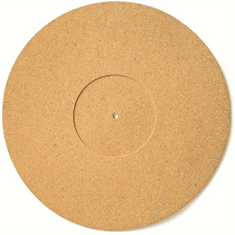 Tapete de Corcho para Discos de 12 Pulgadas, 3mm de Grosor, Almohadilla Suave para Discos, Almohadilla de Absorción de Impactos, Calidad de Sonido Especial para Tocadiscos de Vinilo